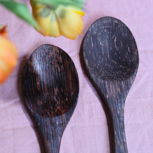 Handmade Kithul Wood Flat Cooking Spoon